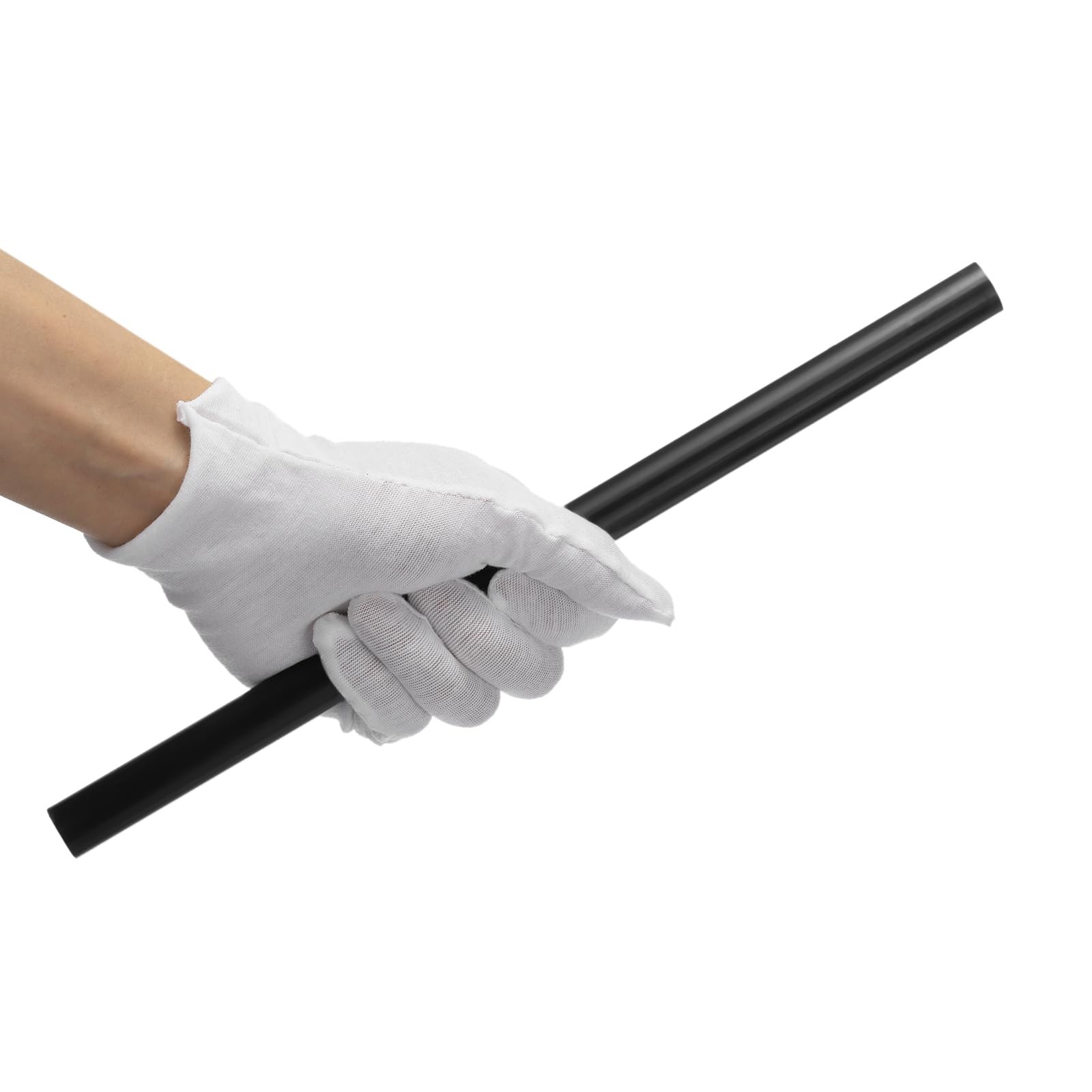 3 Pack Black ABS Plastic Rods, 0.6 Diameter, 12 Length, Round Solid, DIY Model