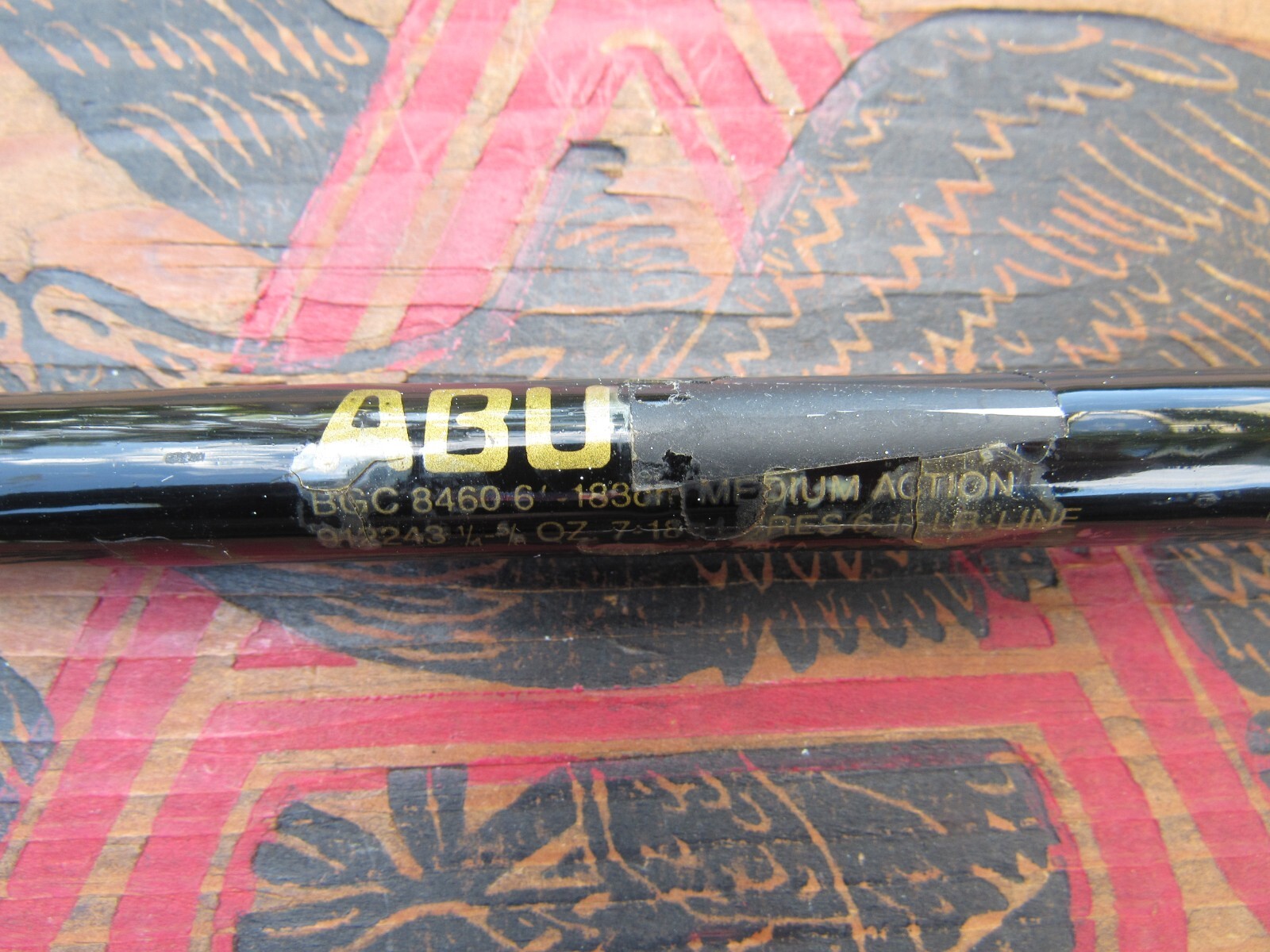 ABU Garcia BGC 8460 6′ 183CM Medium Action 912243 1/4-5/8 OZ 7-18G LURES 6-17 LB
