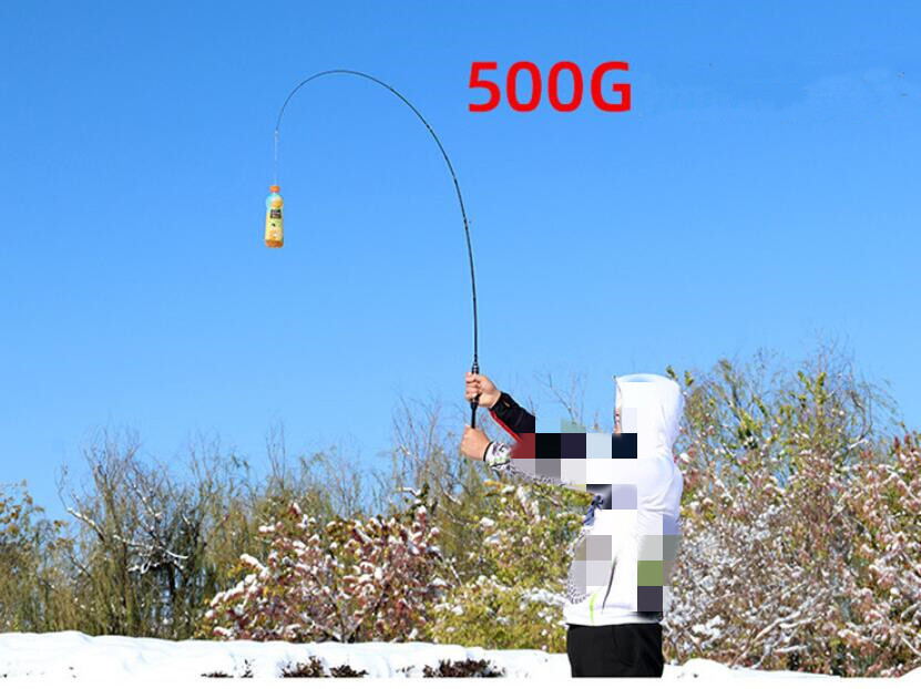 Casting Spinning Fishing Rods 5.5 ft 6 ft Carbon Fiber Rod 2 Section Travel Pole