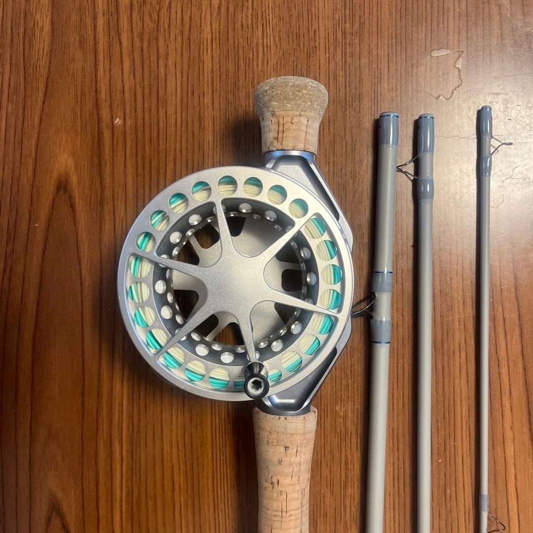 WATERWORKS LAMSON CAS 9′ 6wt Fly Rod with Tube, Center Axis