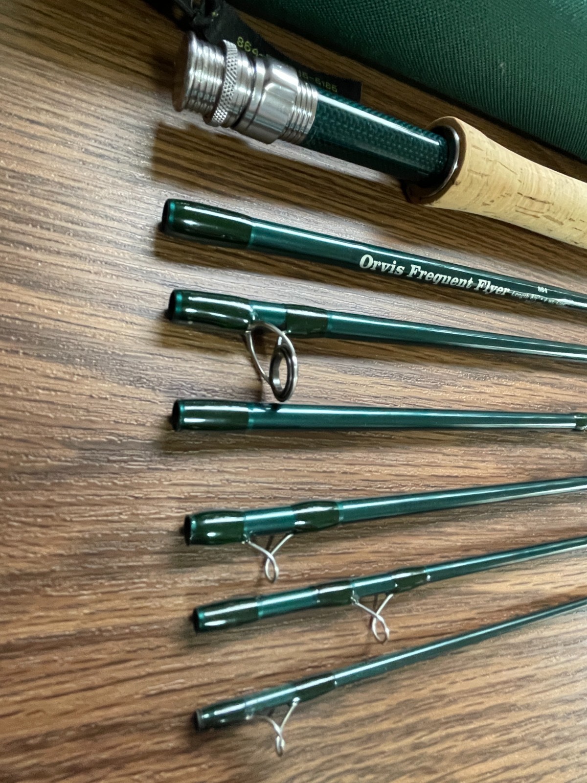 Orvis Frequent Flyer 864-7 #4 wt Line 8’6″ Mid Flex 7P Tube Used Fly Fishing Rod