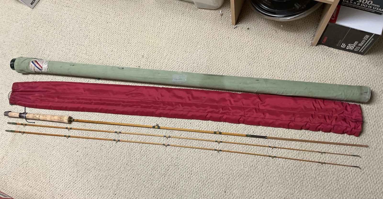 Pezon Et Michel Ritz “Super Marvel-Type Hans” Parabolic Bamboo Fly Rod 7’ 3”