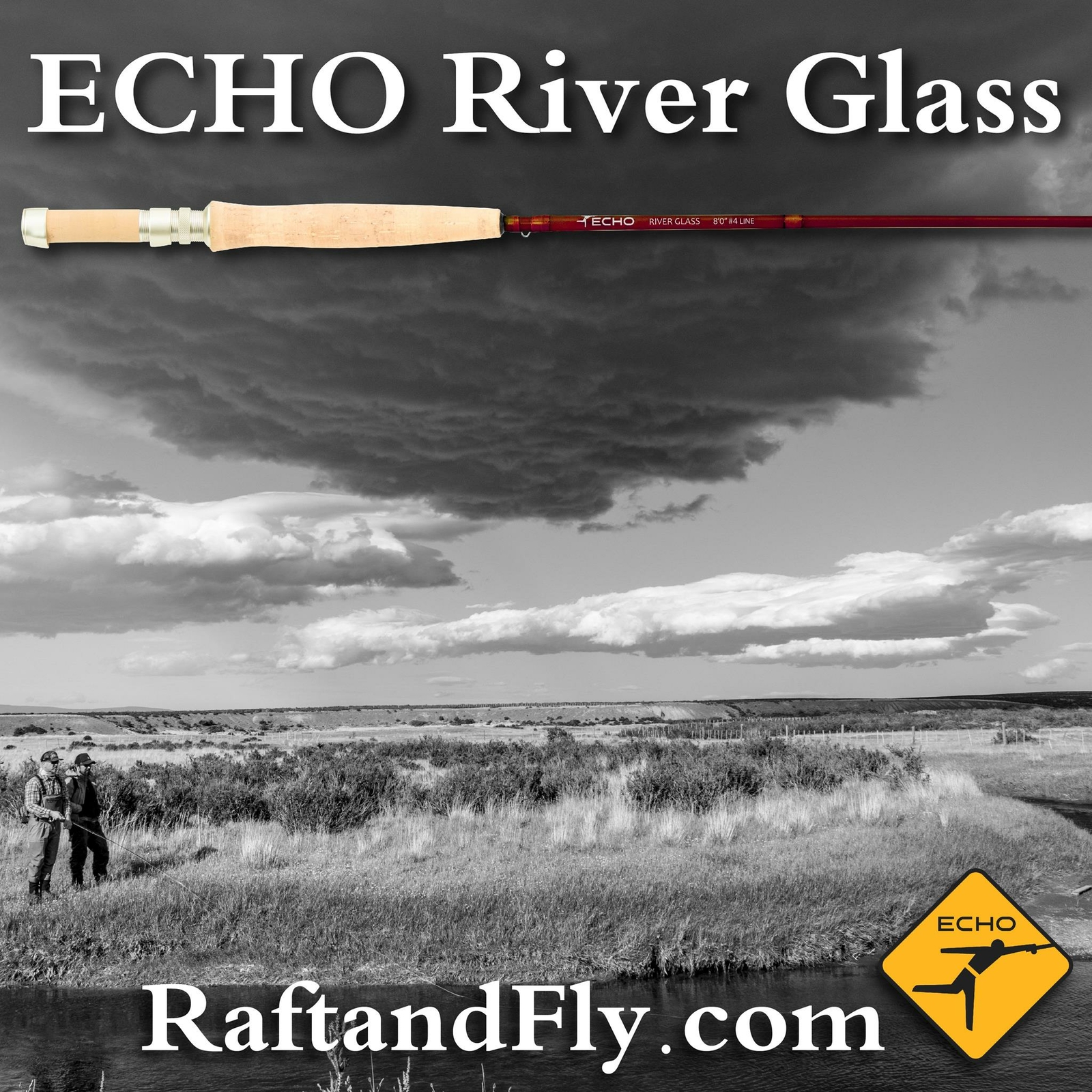 ECHO River Glass 2wt Amber Caramel 6’9″ – Lifetime Warranty – FREE SHIPPING