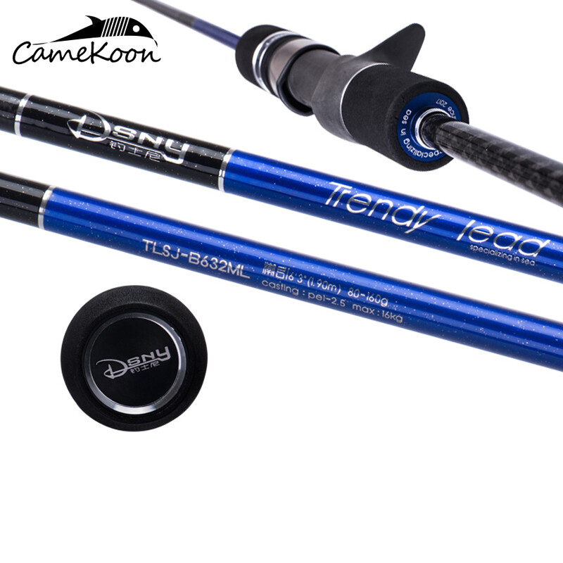 CAMEKOON 6’07”,6’23” Snakehead Bass Sea Fishing L M ML MH Power Slow Jigging Rod