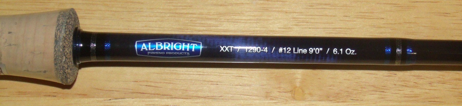Albright 4 Piece XXT 1290-4 Fly Rod In Case #12 line /9 ‘0″