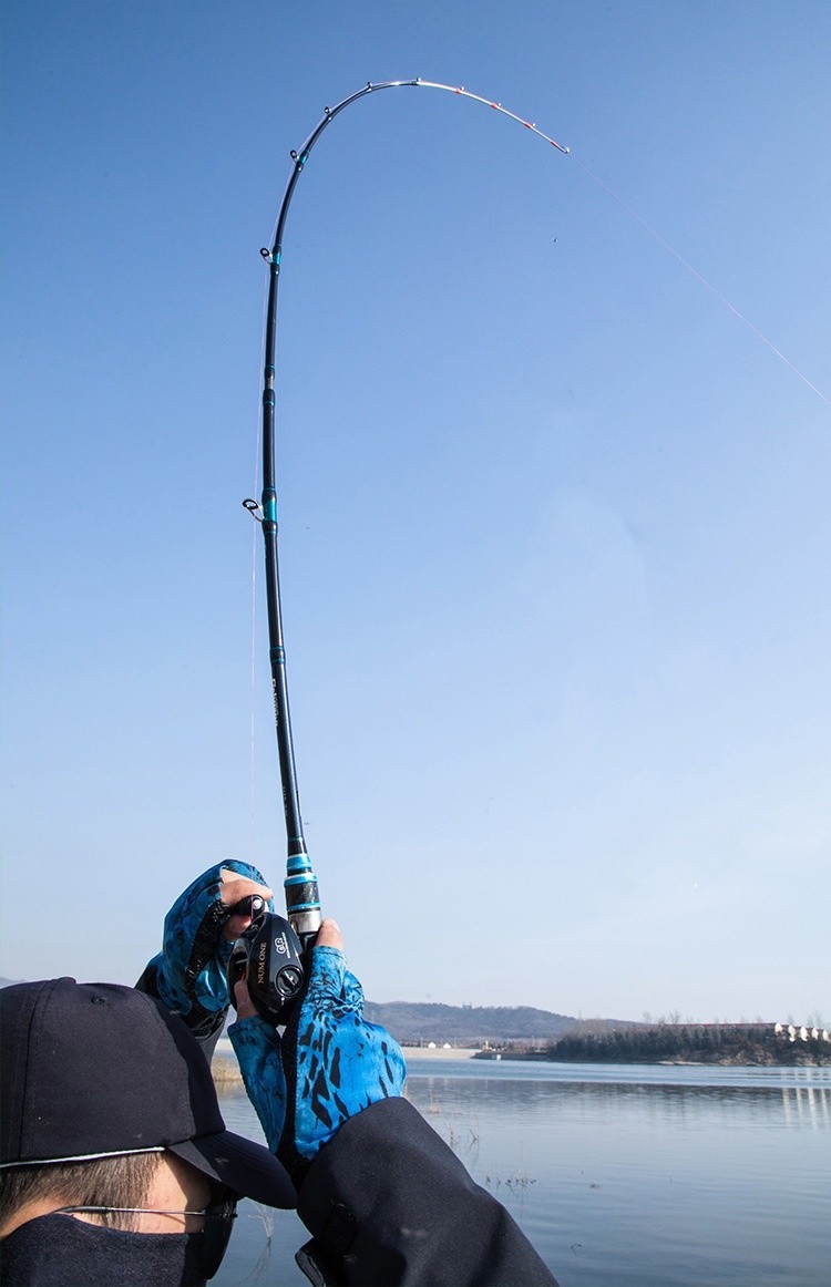 Boat Fishing Rod Carbon Fiber 5’5″/6′ Spinning Casting Rod Fast Pole Trout Sea