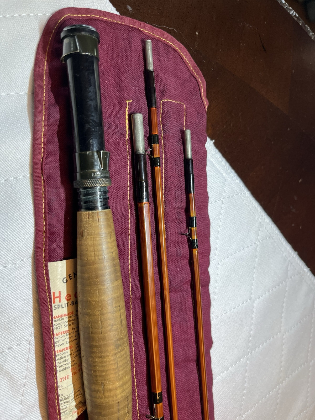 Blow Your Mind Condition – Heddon No. 17 Fly Rod – 8.5ft, 4pc, 2F, 4-1/2 Weight