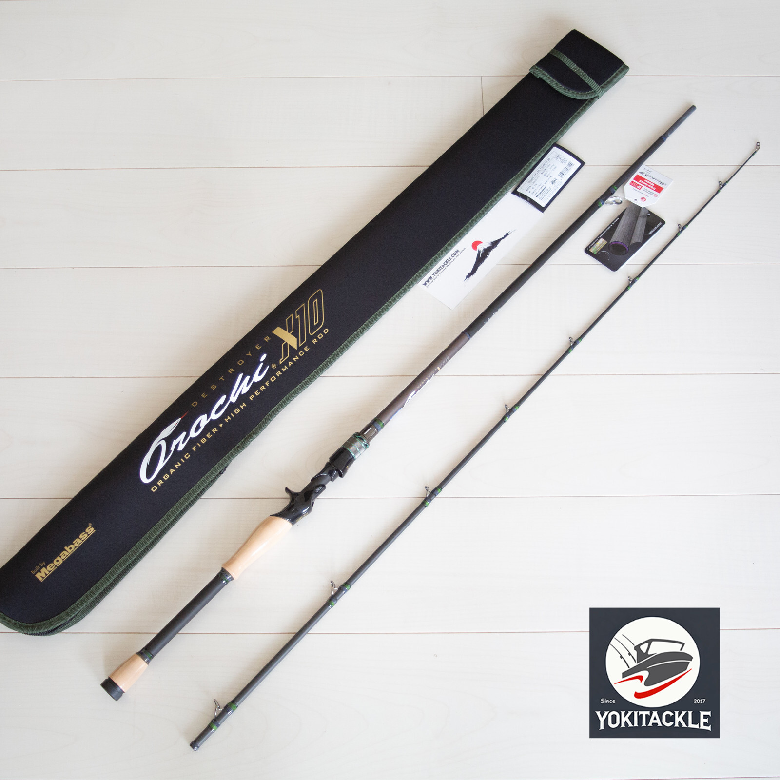 Megabass OROCHI X10 F6.1/2-66XT 2P Baitcasting Rod for Bass Shipping from JAPAN