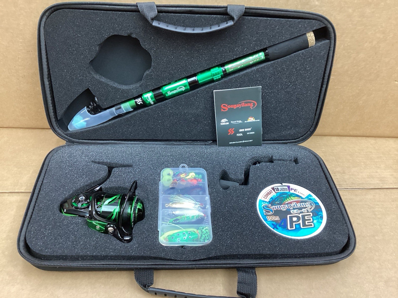 Sougayilang Fishing Rod and Reel Combos – Carbon Fiber Telescopic Fishing Pole