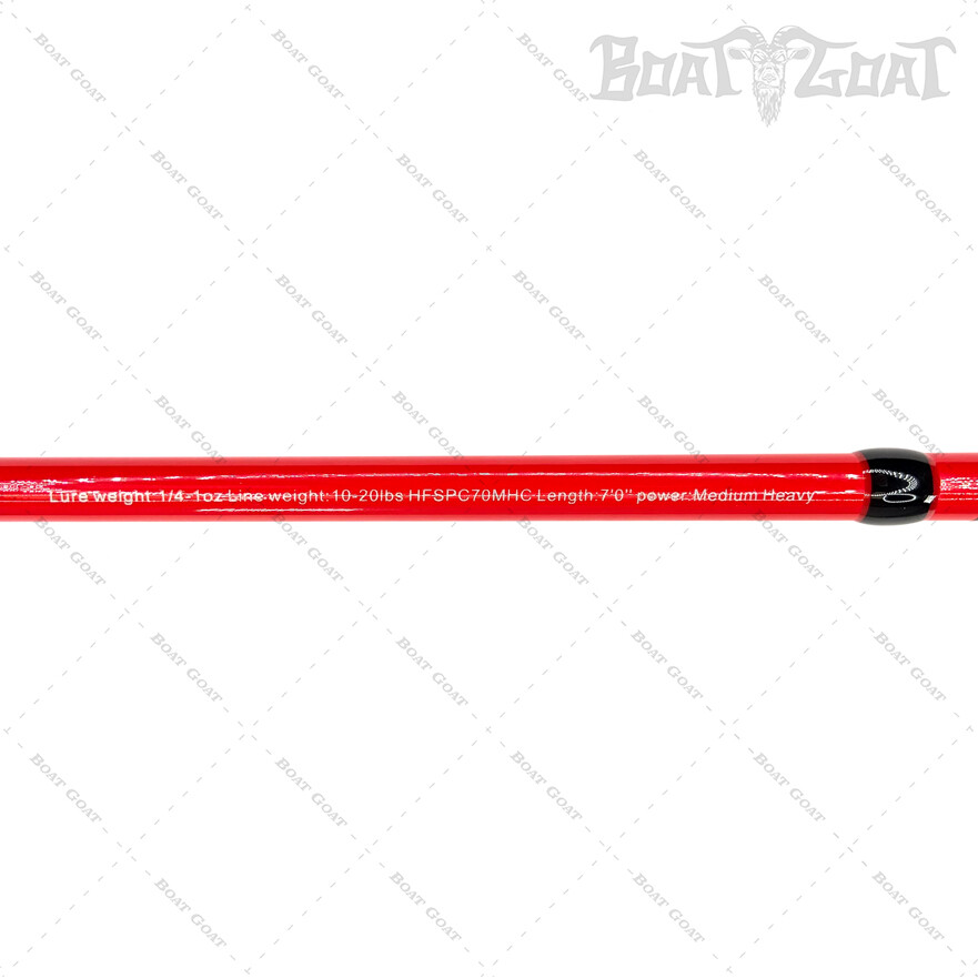 Halo Starlite Pro 7′ Medium Heavy Casting Rod + Rod Sleeve – HFSP70MHC