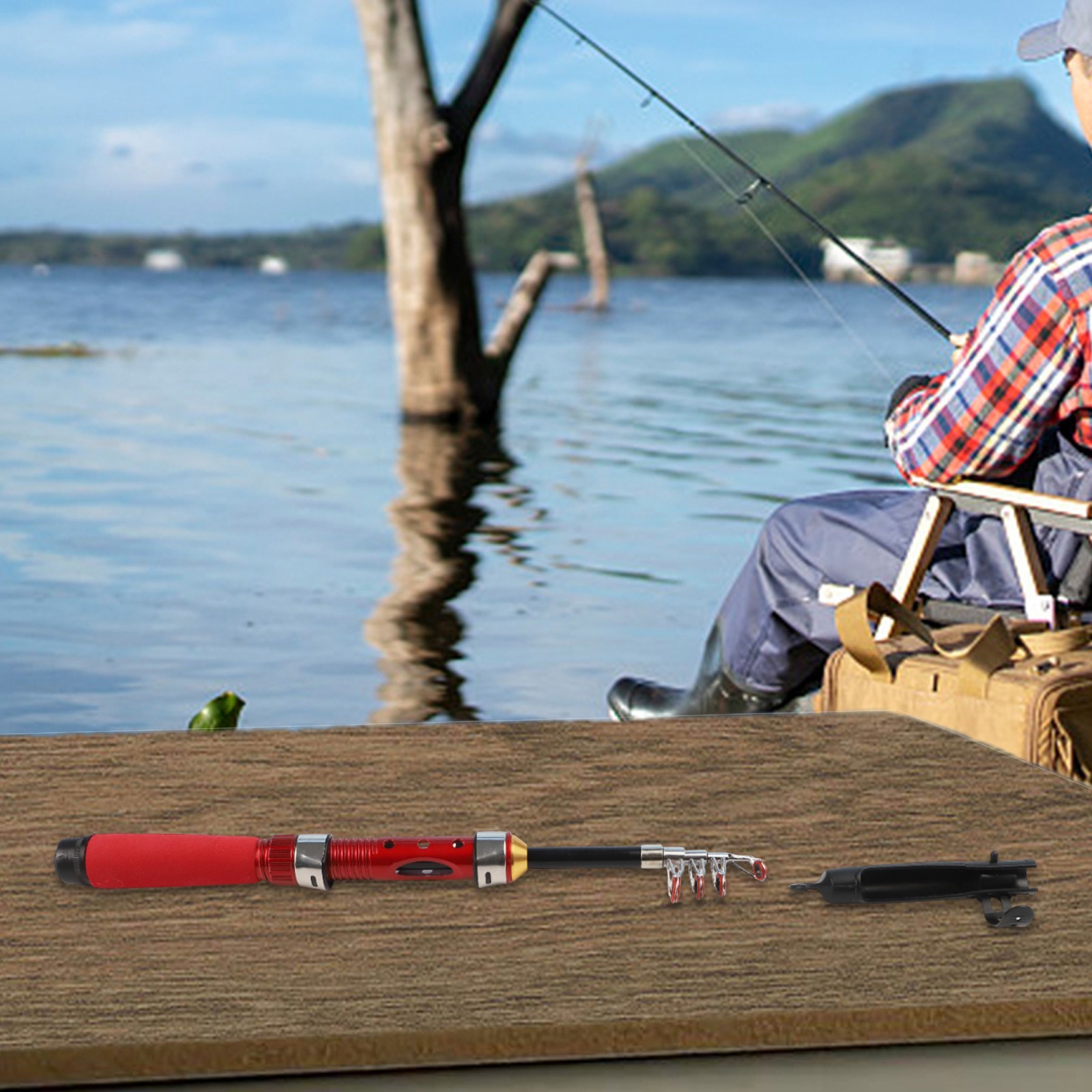 New Material for ultra short Telescopic Fishing Rod for Outdoor Activities