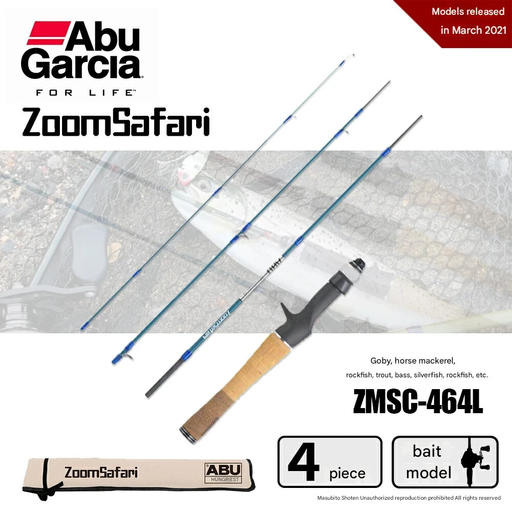 Abu Garcia Pack Rod Bait Zoom Safari ZMSC-464L 4’6 feet (137 cm) New From Japan