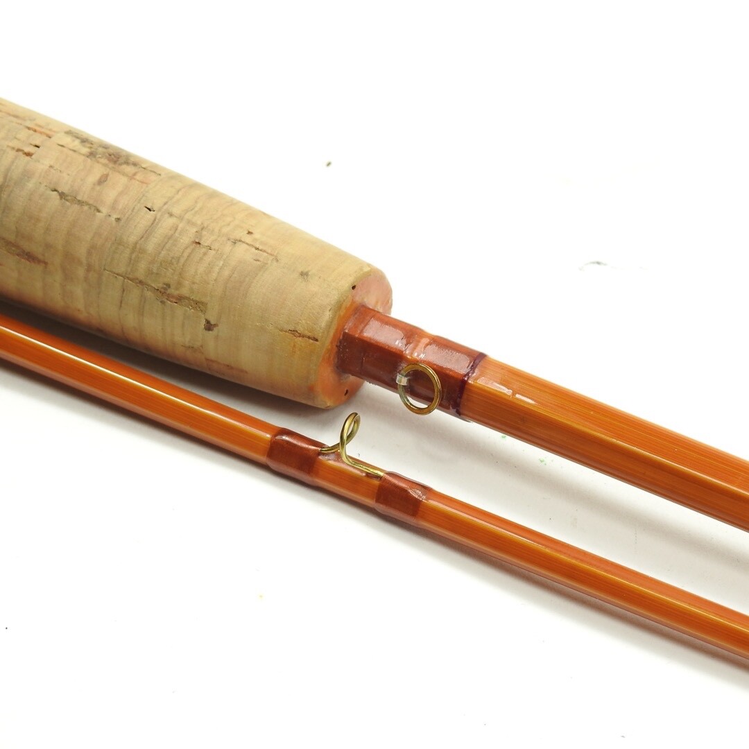 Custom-Built Bamboo Fly Fishing Rod. 8’ 6wt. W/ Wood Case. Drew Spanogle Maker?