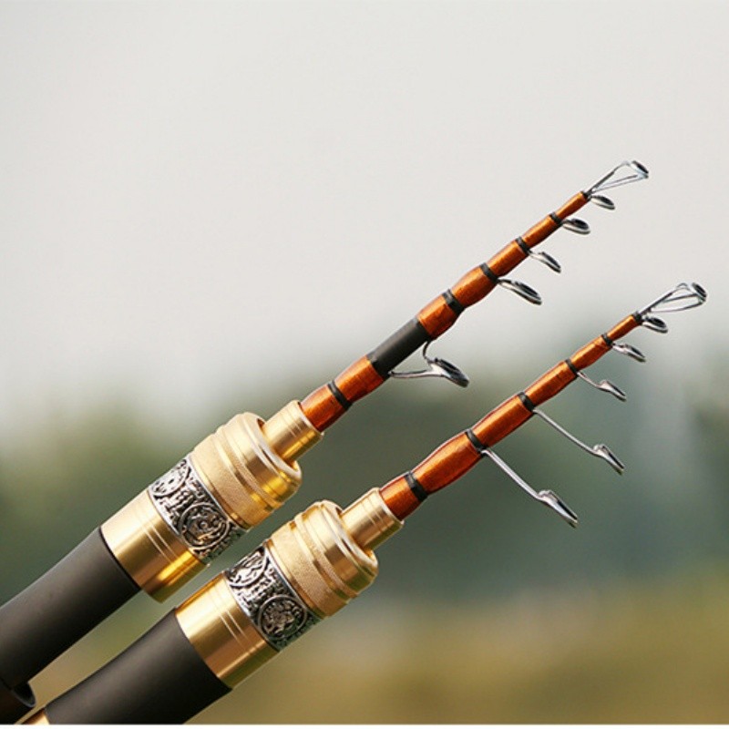 Telescopic Fishing Rods Spinning Casting Rod Carbon Fiber Rod Bass Ultra Light