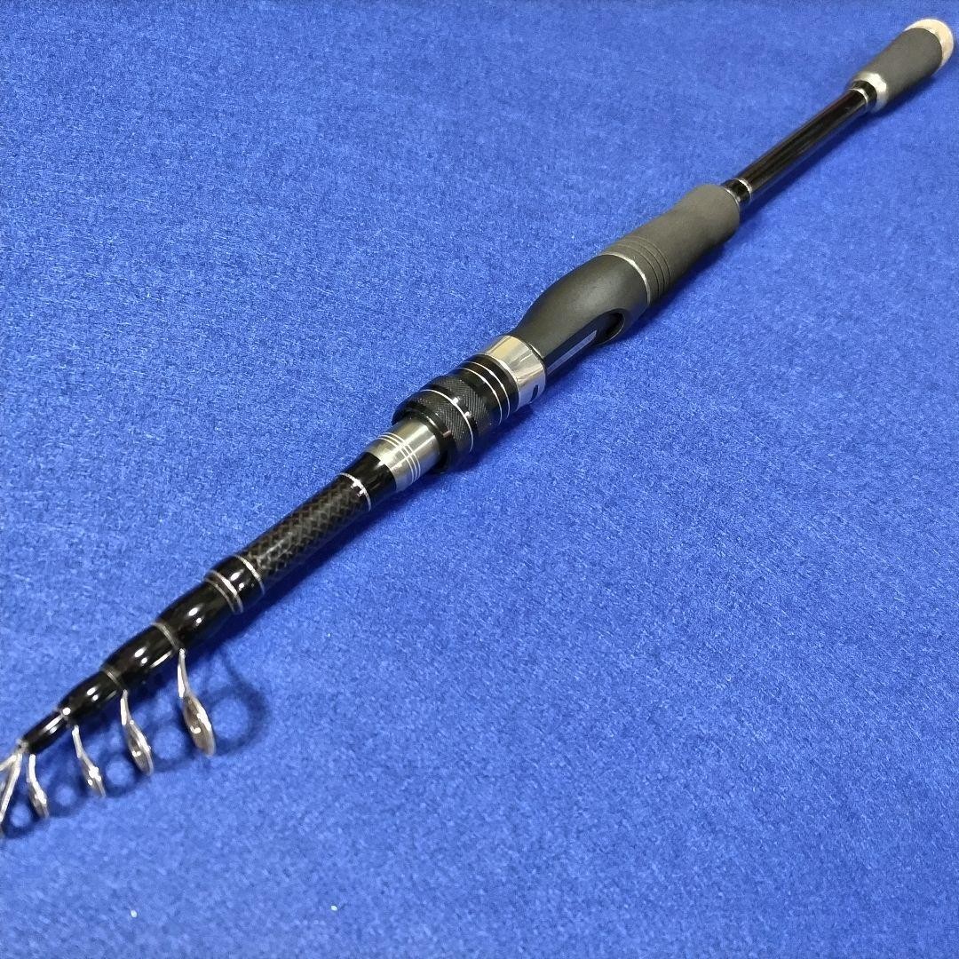 6ft Telescopic Spinning Rod for Bass & Sea Bass, Portable, 1.8m, Used