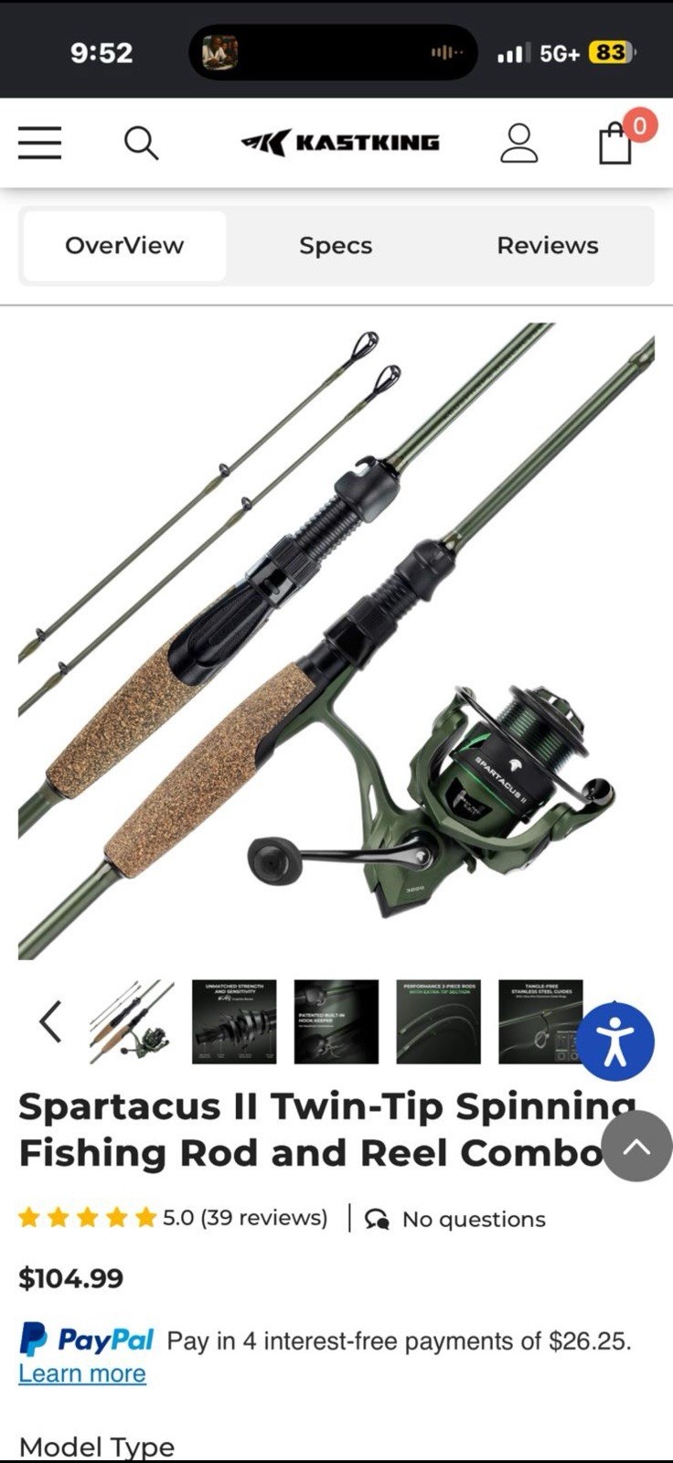 KastKing Spartacus II Fishing Rods – IM6 Graphite Blanks Casting & Spinning Rods