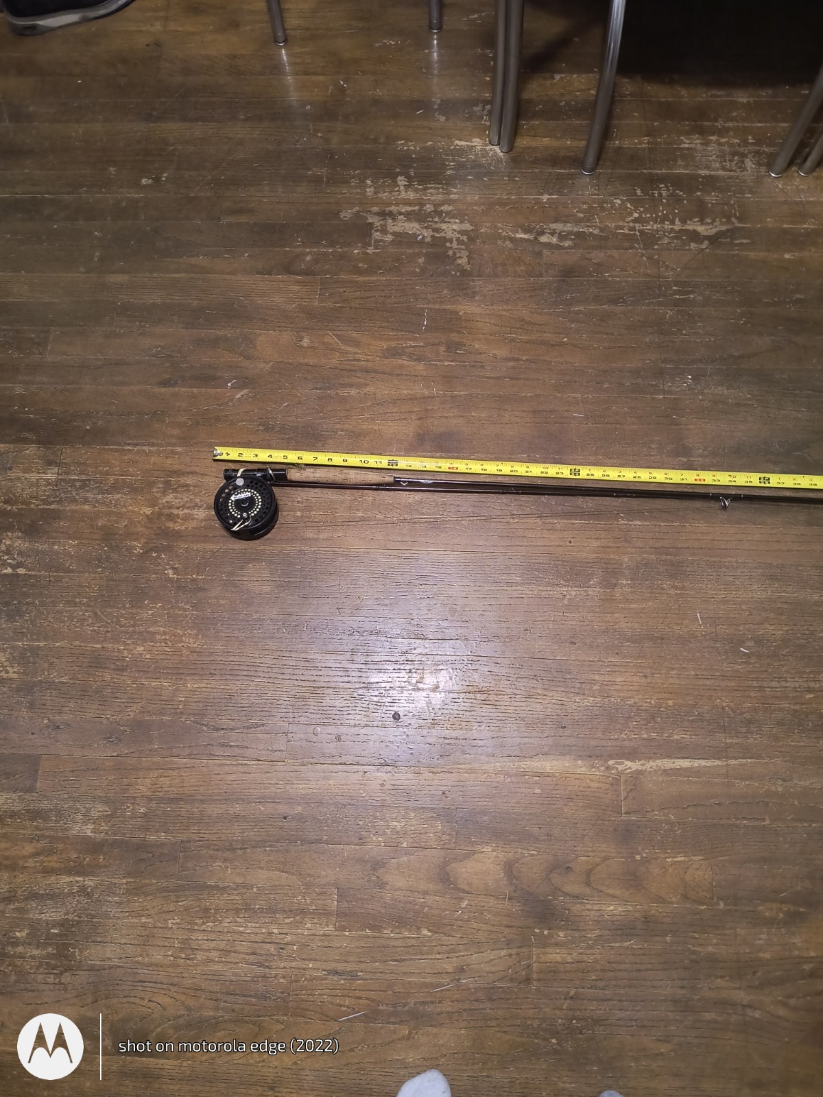 Fly Fishing Rod ( Fiberglass FENWICK ” Wood Stream” 9 ft Two Piece With LAMSON.