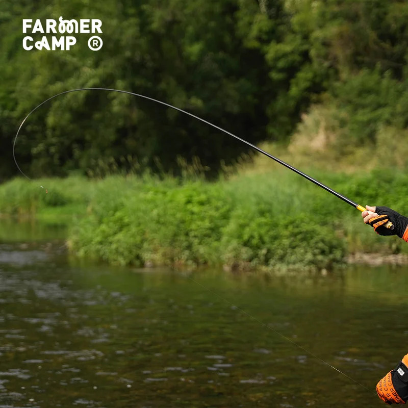 Farmer Camp Small Fishing Rod, Short Section Stream Fishing, ChildrenS Hod