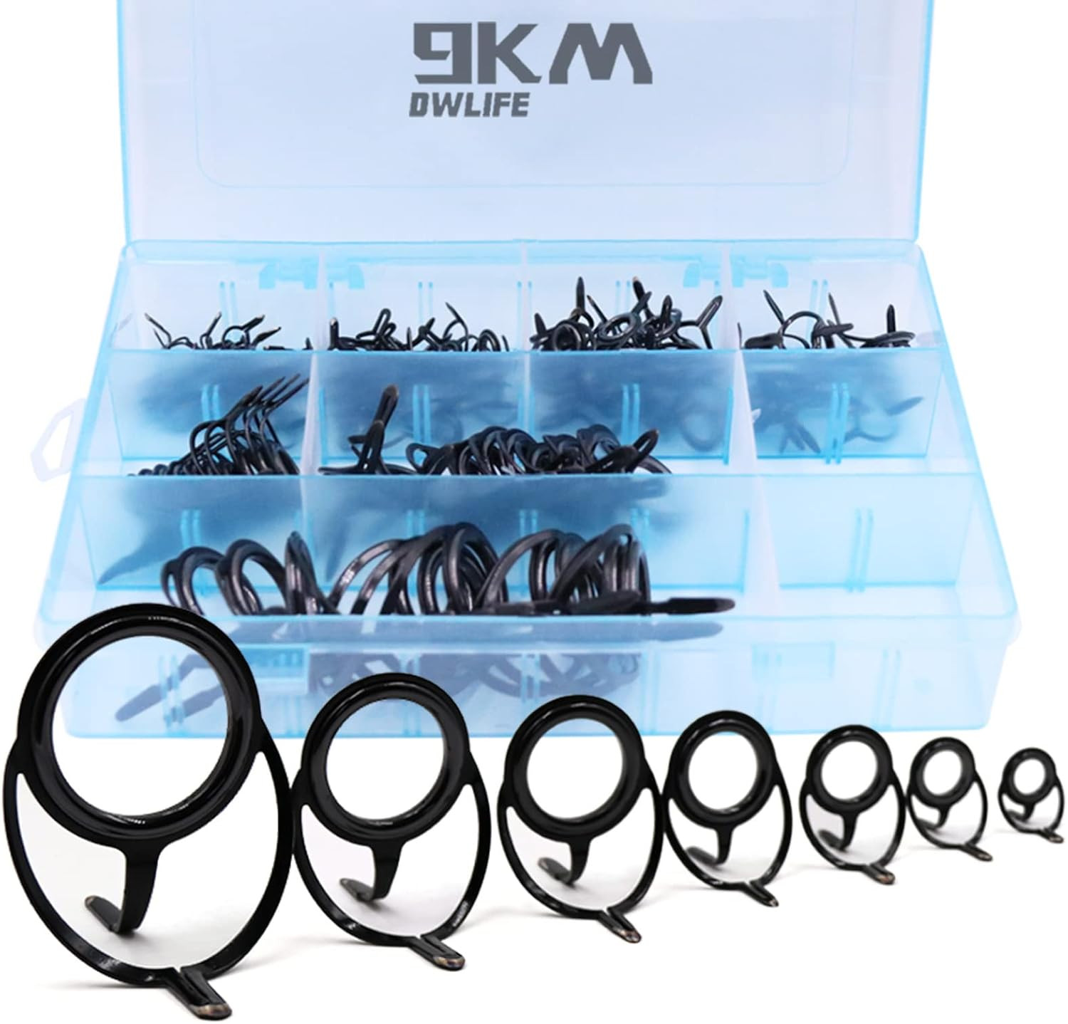 Fishing Rod Guides 50/100/120 Pcs Fishing Rod Repair Kit Spinning Rod Guides Sta