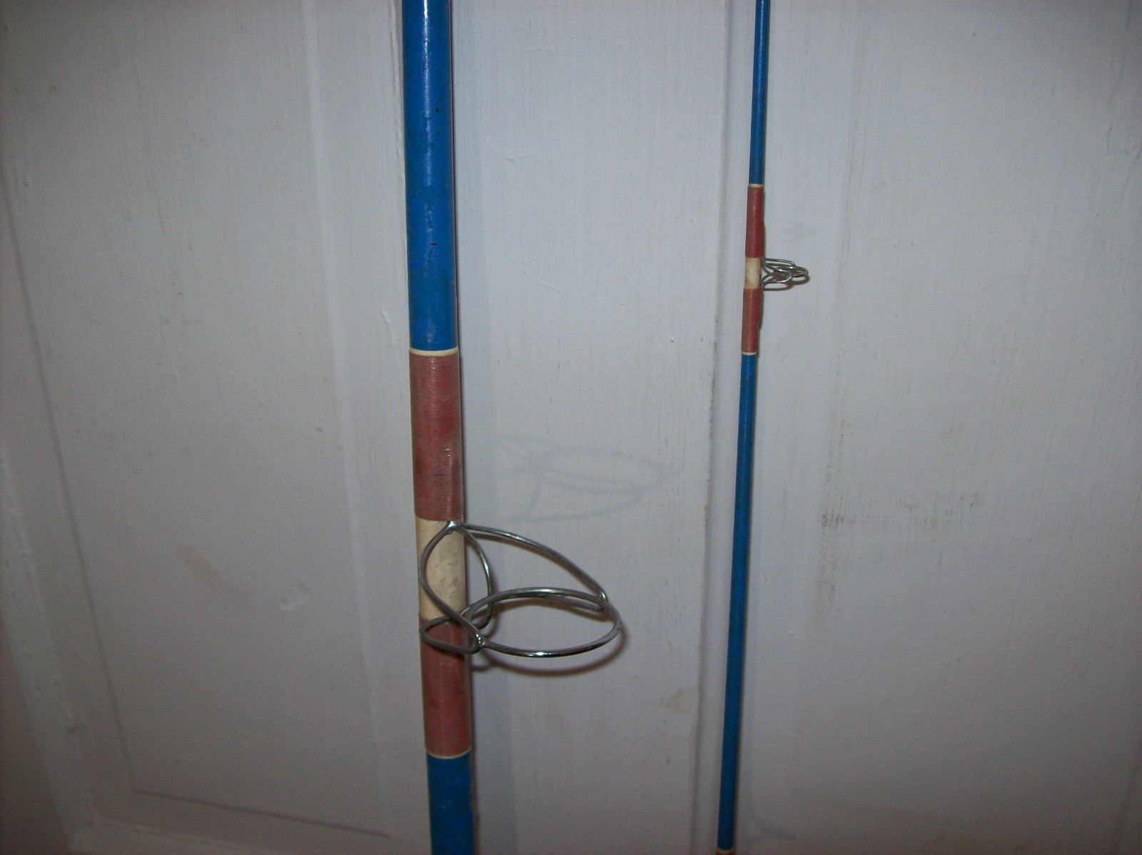 Vintage BRULE Iron River Wisconsin Fishing Rod 9 feet, 2-Piece