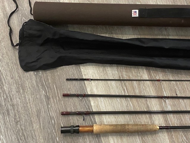 W.W. Grigg Custom Made GX904-5 9′ 5-6 wt Line 4 Pc Fly Rod W/ Case