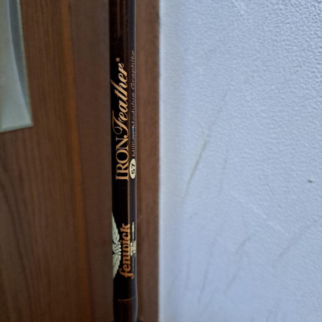 Fenwick Iron Feather IFTC 66M Old Fishing Rod, Crack in guide thread