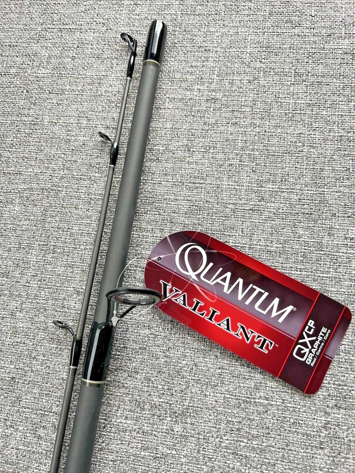 NEW Quantum Valiant Spinning Fishing Rods – 2-pc Rod Medium or Med – Light Pole