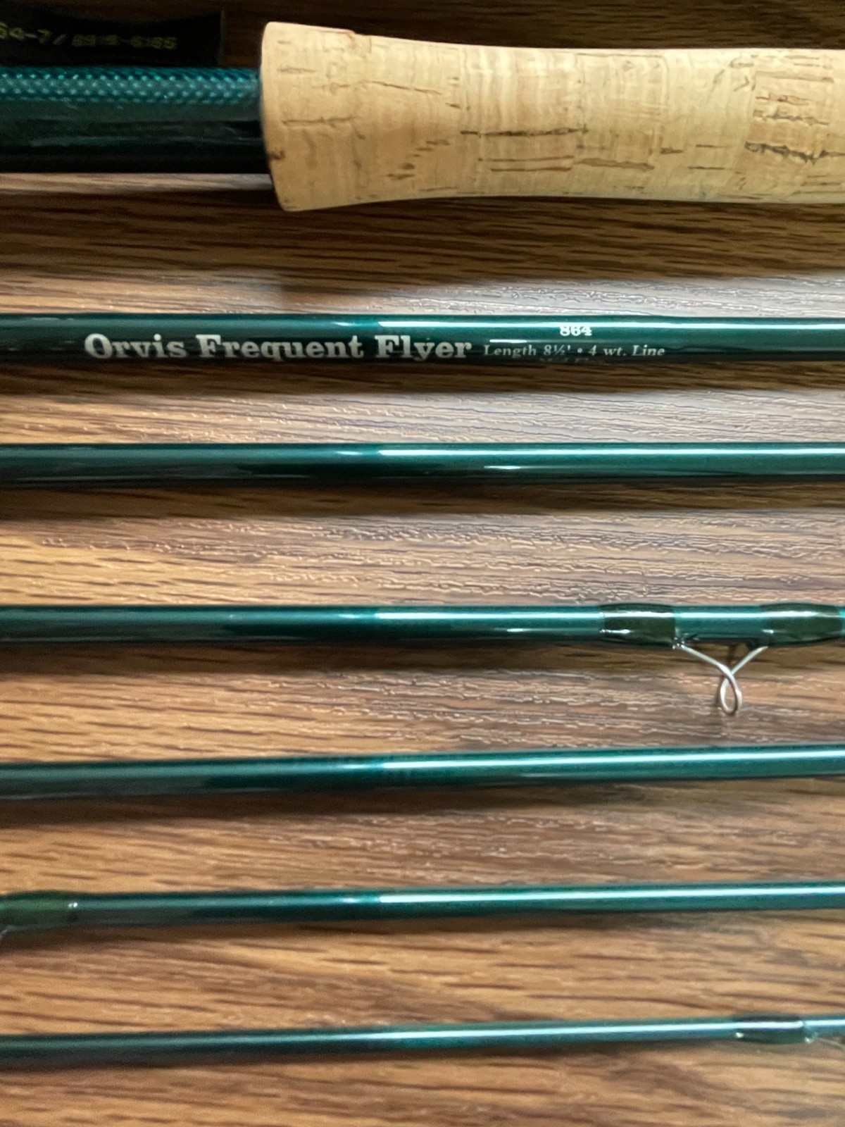 Orvis Frequent Flyer 864-7 #4 wt Line 8’6″ Mid Flex 7P Tube Used Fly Fishing Rod