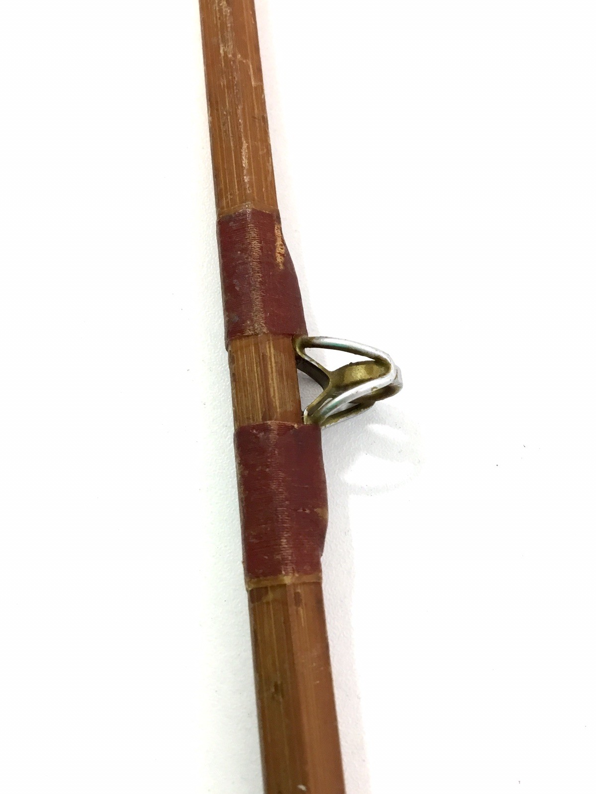 Vintage Montague Bamboo Hexagon 6 ft Boat Rod 1 Piece Heavy Collectible Decor