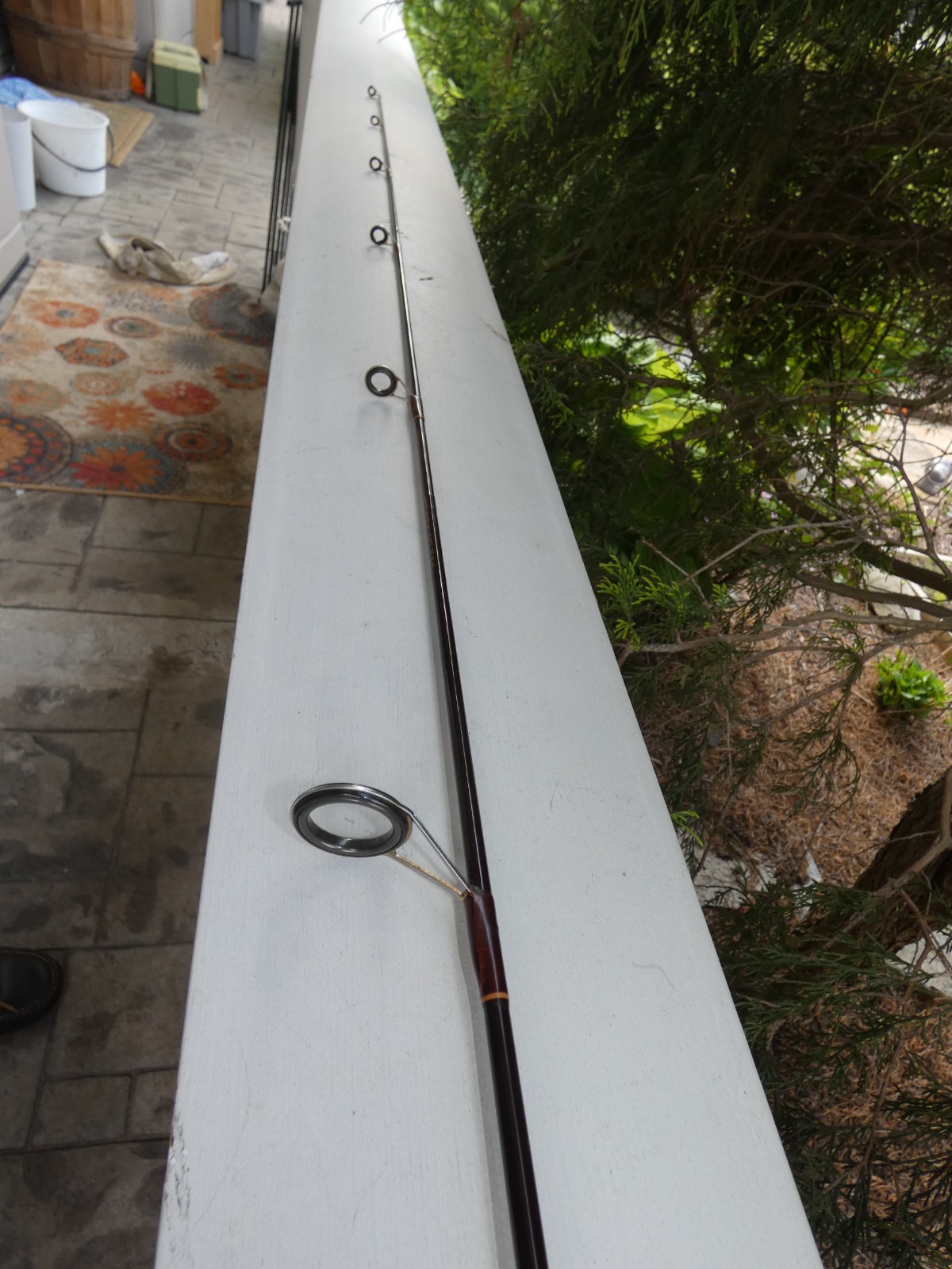 RARE VTG FENWICK HMG IRON HAWK USA MADE H952 1 PC 5.25′ SPINNING FISHING ROD