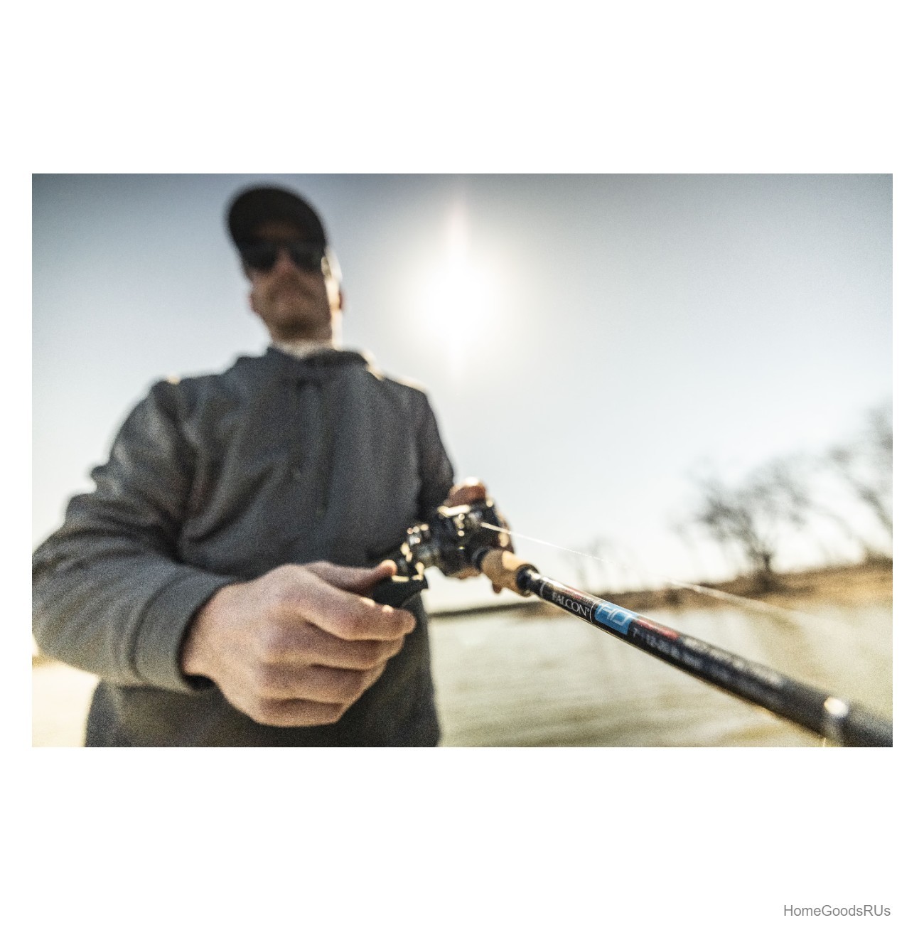 Fishing Rod 6’8″ Medium Heavy Action Casting Cork Handle Fuji Guides Graphite