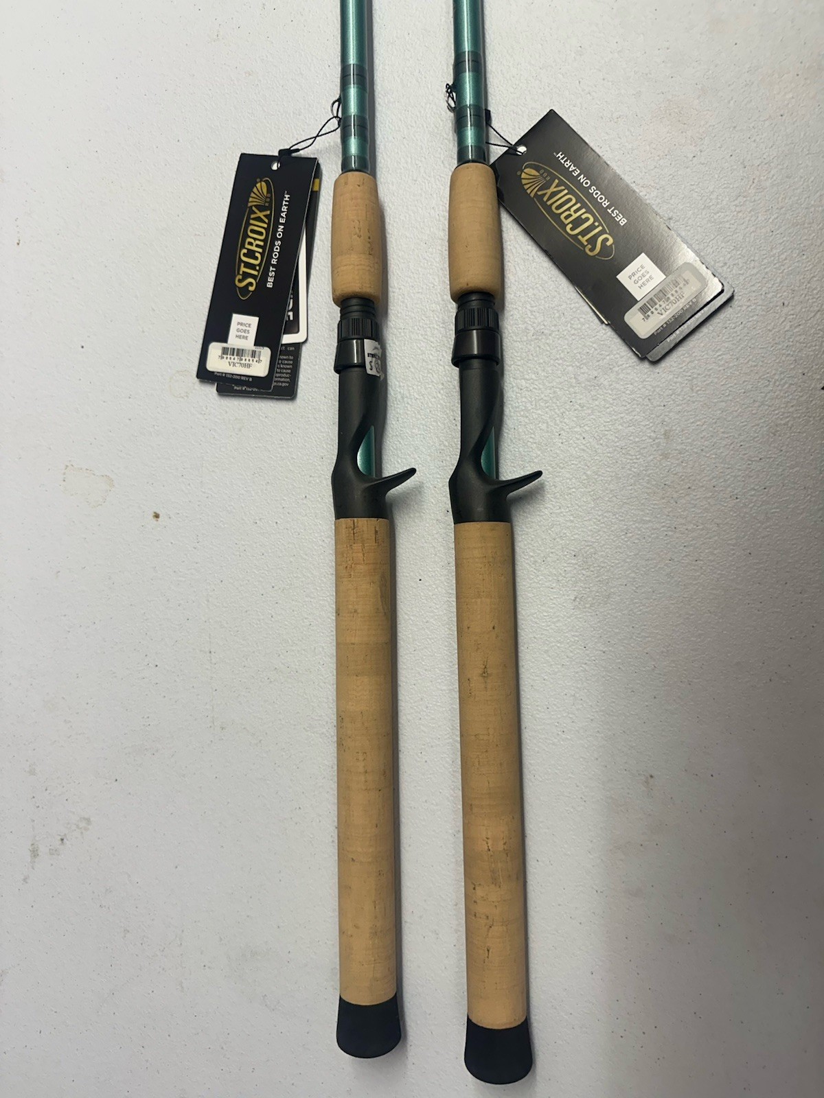 TWO St. Croix Avid Inshore Casting Rods 7’0” Heavy Fast Model VIC70HF