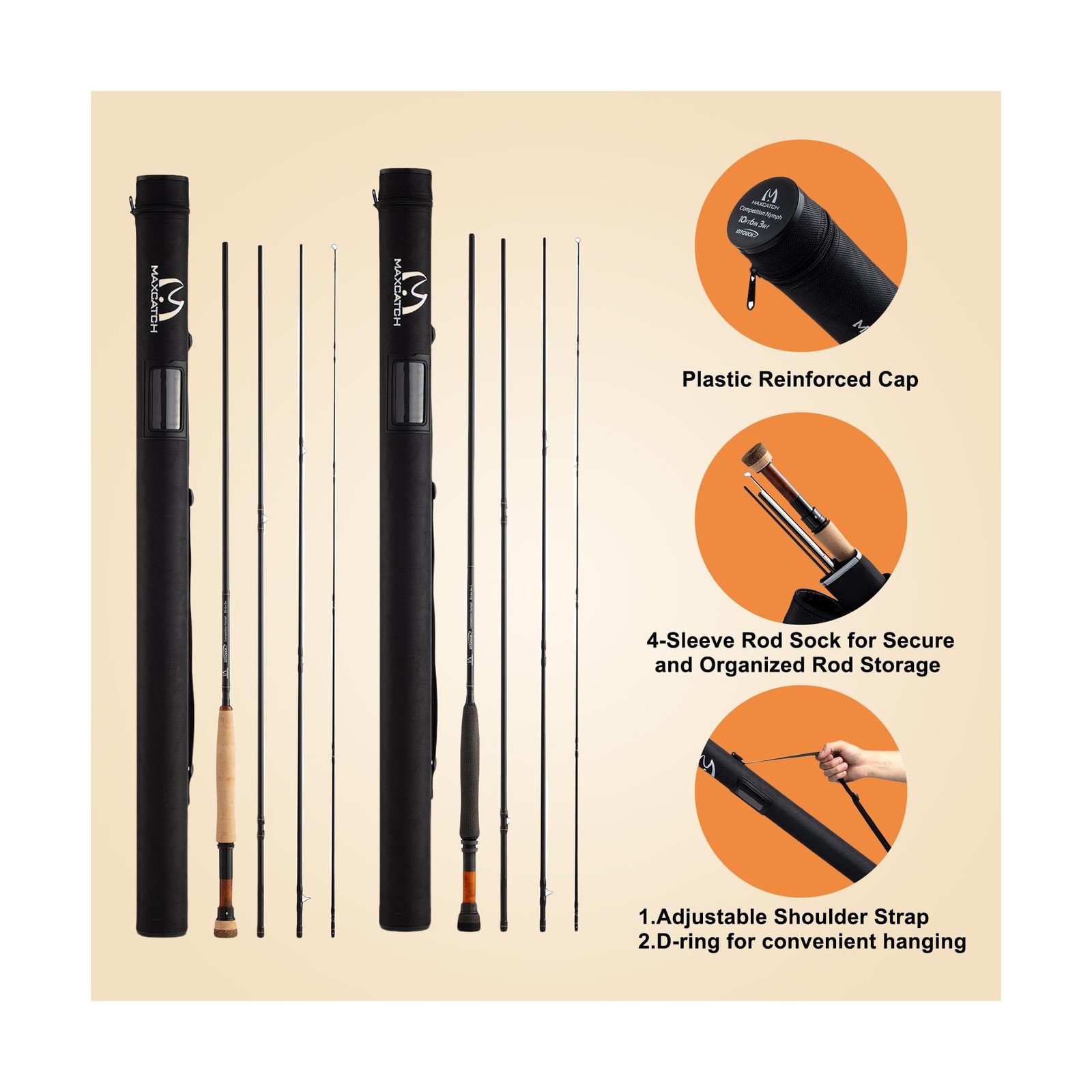 Maxcatch Competition InTouch Nymph Fly Rod for Euro nymphing Fly Fishing