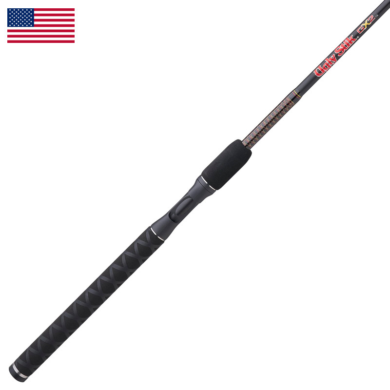 Ugly Stik 7 Gx2 Casting Rod 2 Piece Fishing Rod 8-20 Lb Line Rating Medium Rod