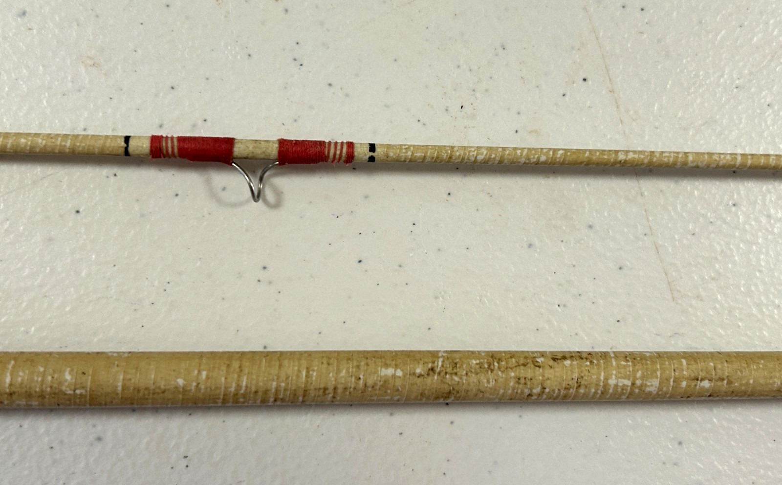 Vintage South Bend White Knight Fiberglass Fly Fishing Rod , 97″. 2 Piece
