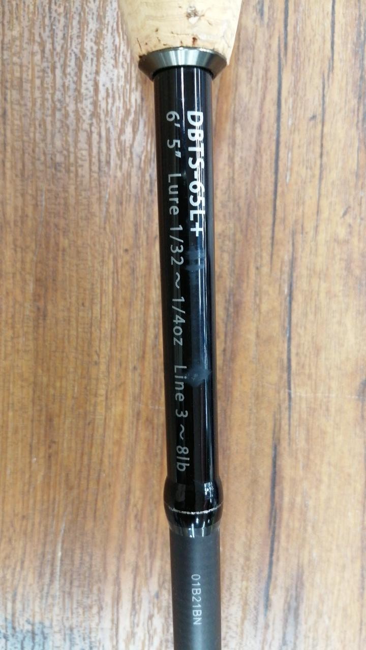 DSTYLE Blue Trek DBTS-65L+ Bass Fishing Rod 6.5ft 3-8lb Line 1/32-1/4oz