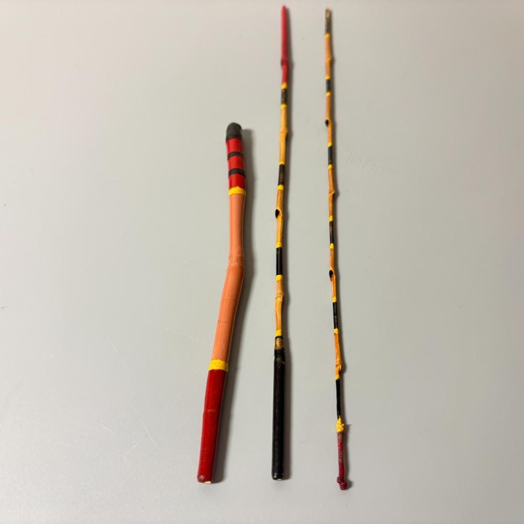Bamboo Tanago Rod Set, 3 pcs, 50cm, Japanese Wada, Accessory Rod – Used