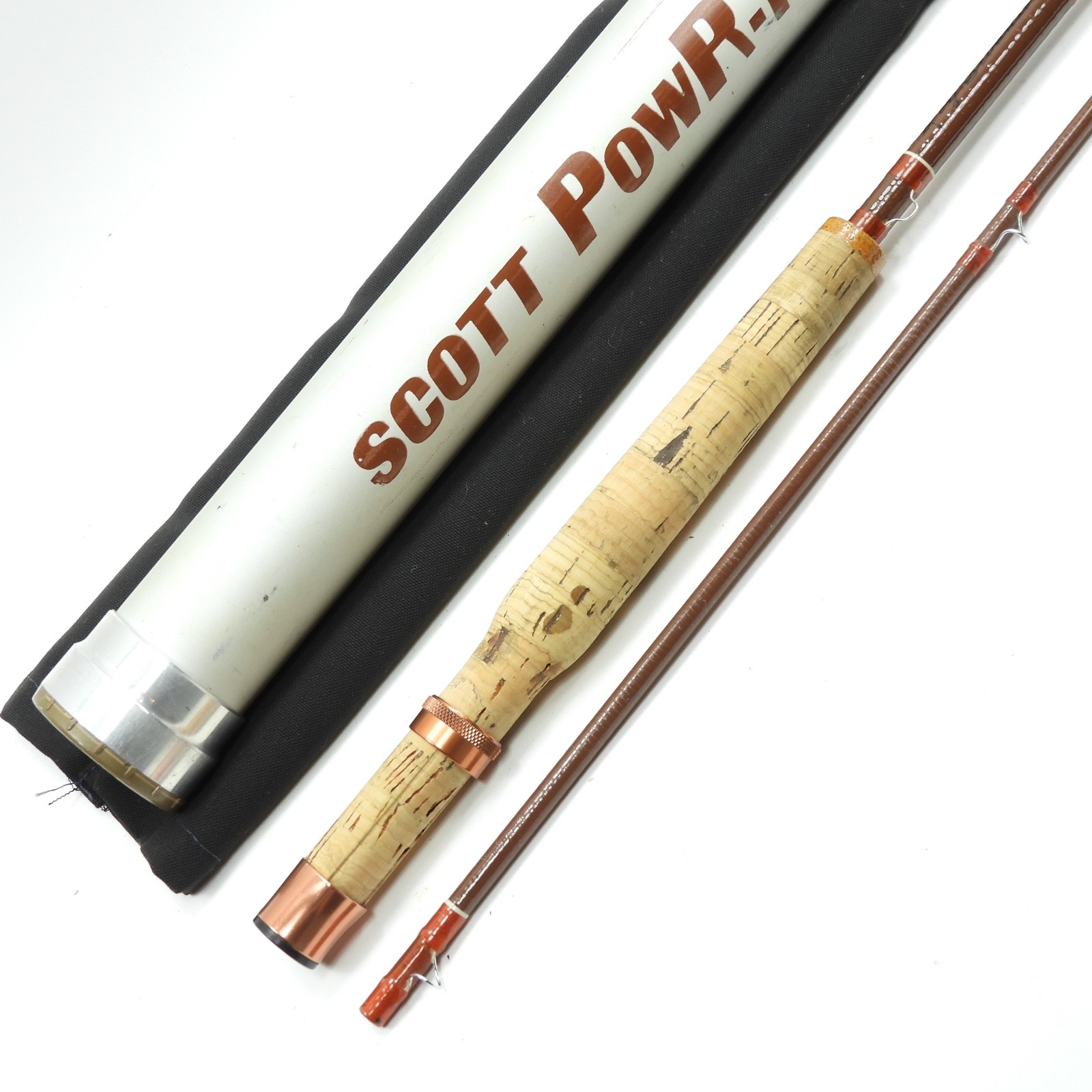 Scott Powr-Ply Fiberglass Fly Rod. Model F-71. 7’. 5wt. W/ Tube & Sock.