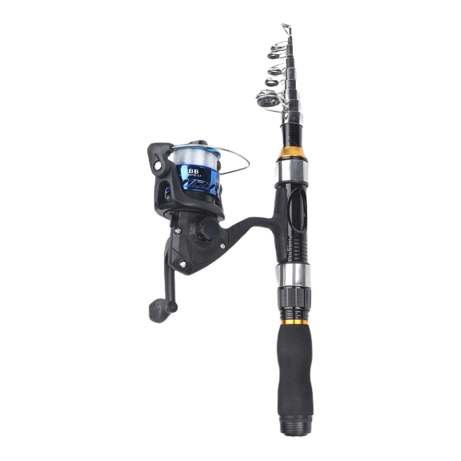 Carbon Telescopic Rod and Reel For Combo Lightweight for Fishing Trips