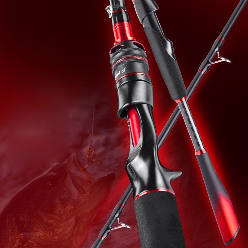 1.8M 2.1M 2.4M Fishing Rod 3 Section Poles Carbon Fiber Spinning/Casting Rods