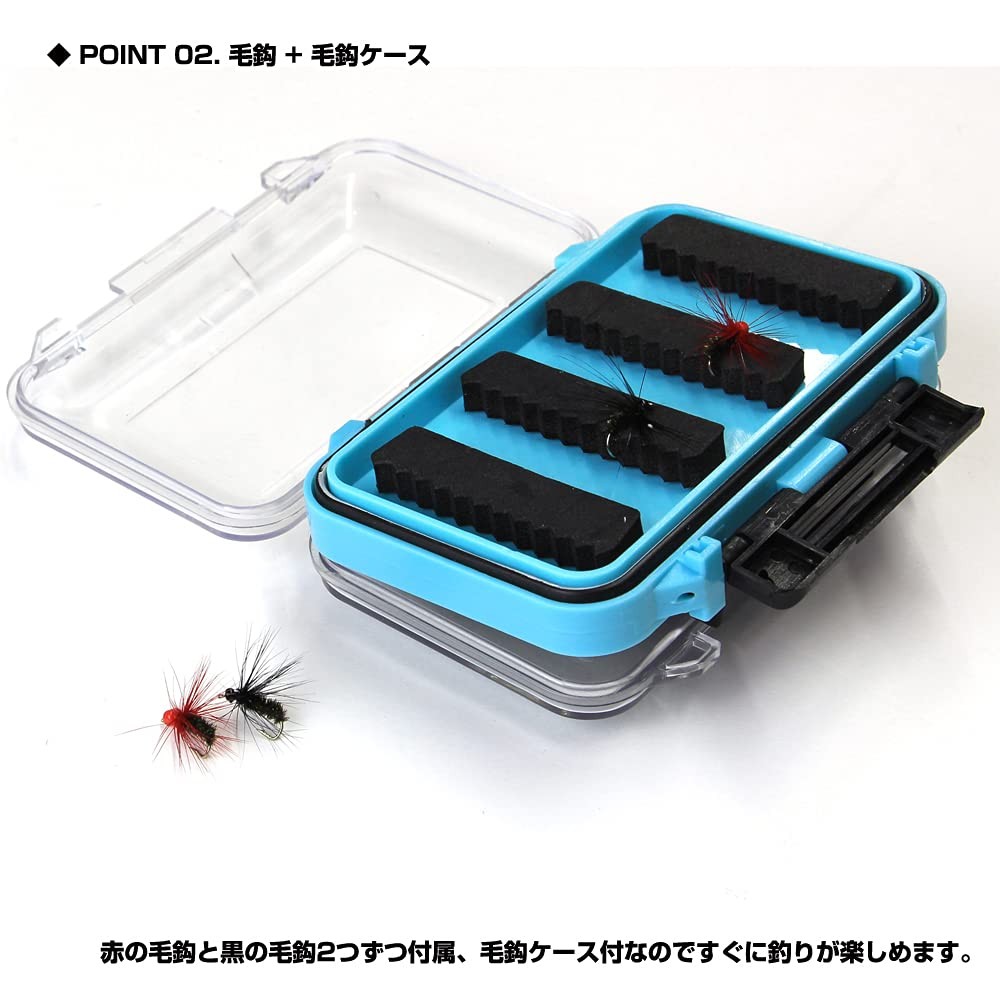 PROX Gran Tenkara Set 330 GLTKS33 Mountain Stream Fishing Set [Rod, Kebari, Keba