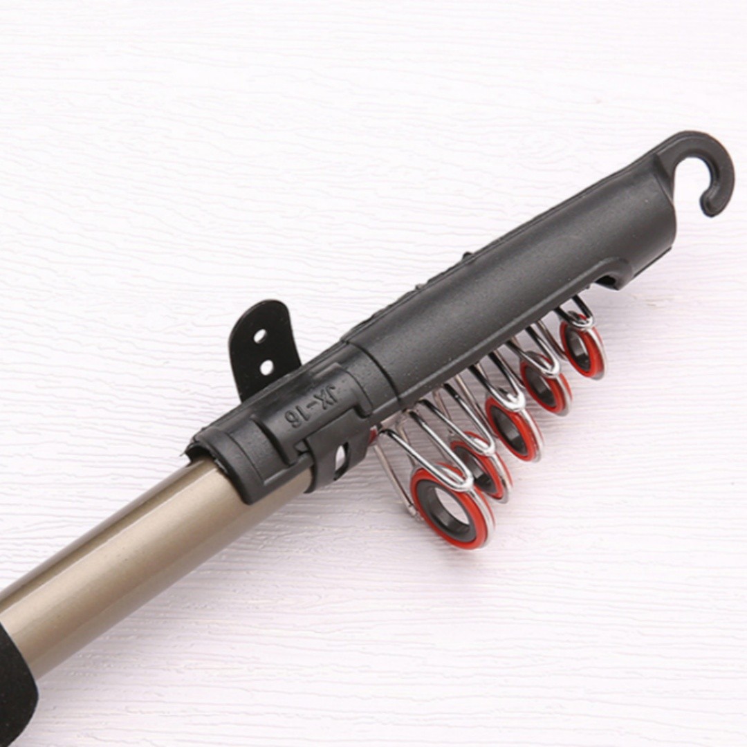 Mini Fishing Spinning Casting Rod 1.3-1.8m Telescopic Carbon Fiber Pole Sea Bass
