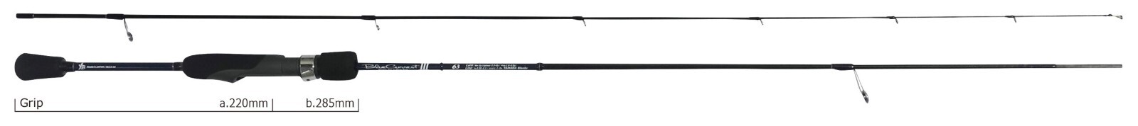Yamaga Blanks Blue Current III – 63 Light Game Spinning Model **US SELLER**