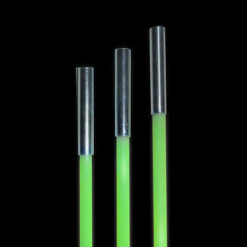 3/16 In. X 10-1/2 Ft. Fiberglass Glow Fish Rod Kit Free Shipping NEW