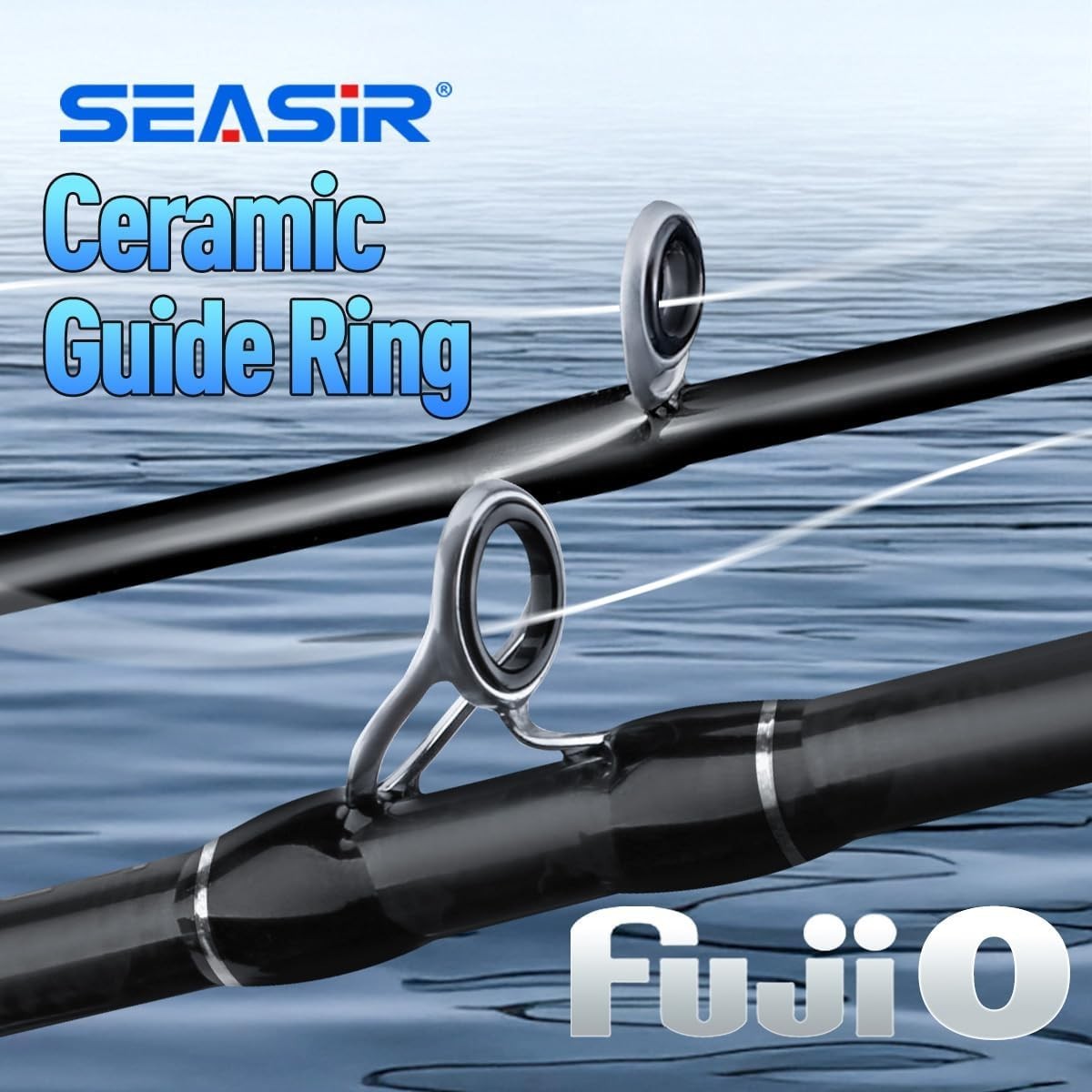 Riveria Ultralight Fishing Rod, BFS Spinning Baitcasting Rod, 40T Carbon Fibe…