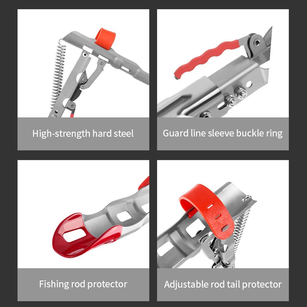 Lbw Automatic Spring Fishing Rod Holder For Ground Bank Fishing Pole Holder
