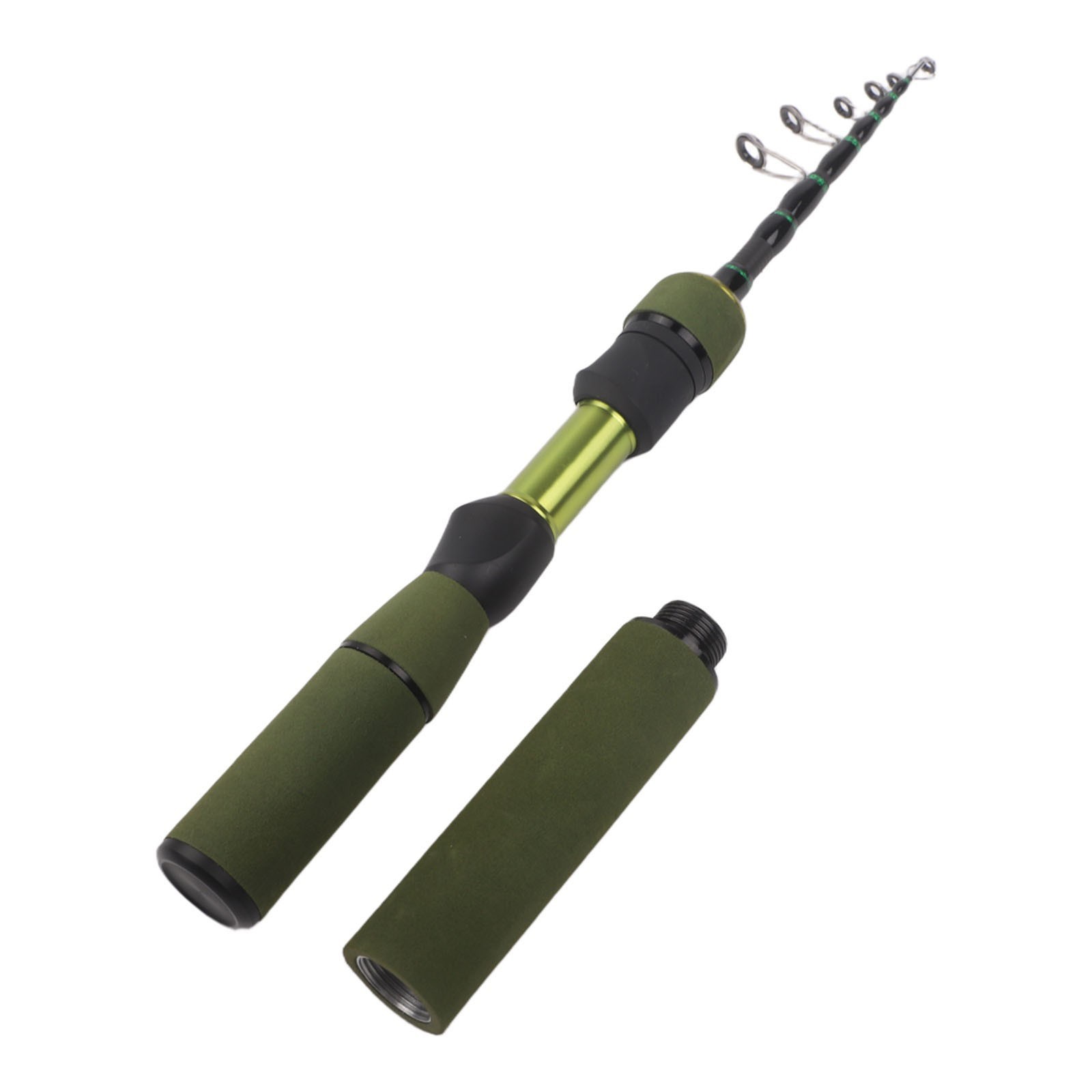 18M Carbon Telescopic Fishing Rod UL with Comfortable Grip and Large Guides