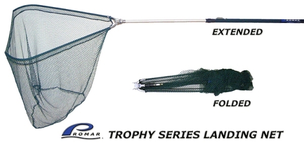 PROMAR TROPHY SERIES COLLAPSIBLE LANDING NET 24″ FRAME LN-703/WITH BAG