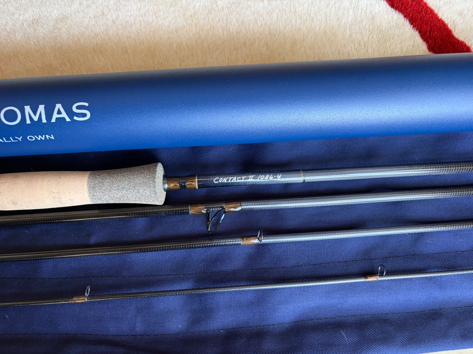 Thomas and Thomas Contact II 1086-4 10 ft 8 in 6wt 4 piece Euro Rod NEW