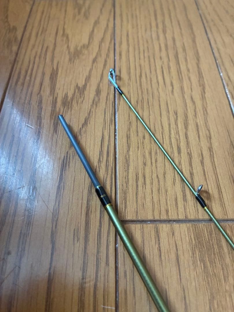 Kingdom Stream KING SK-516UL Spinning Rod Olive Green Wood Grip Used